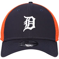 Men's New Era Navy Detroit Tigers Team Neo 39THIRTY Flex Hat