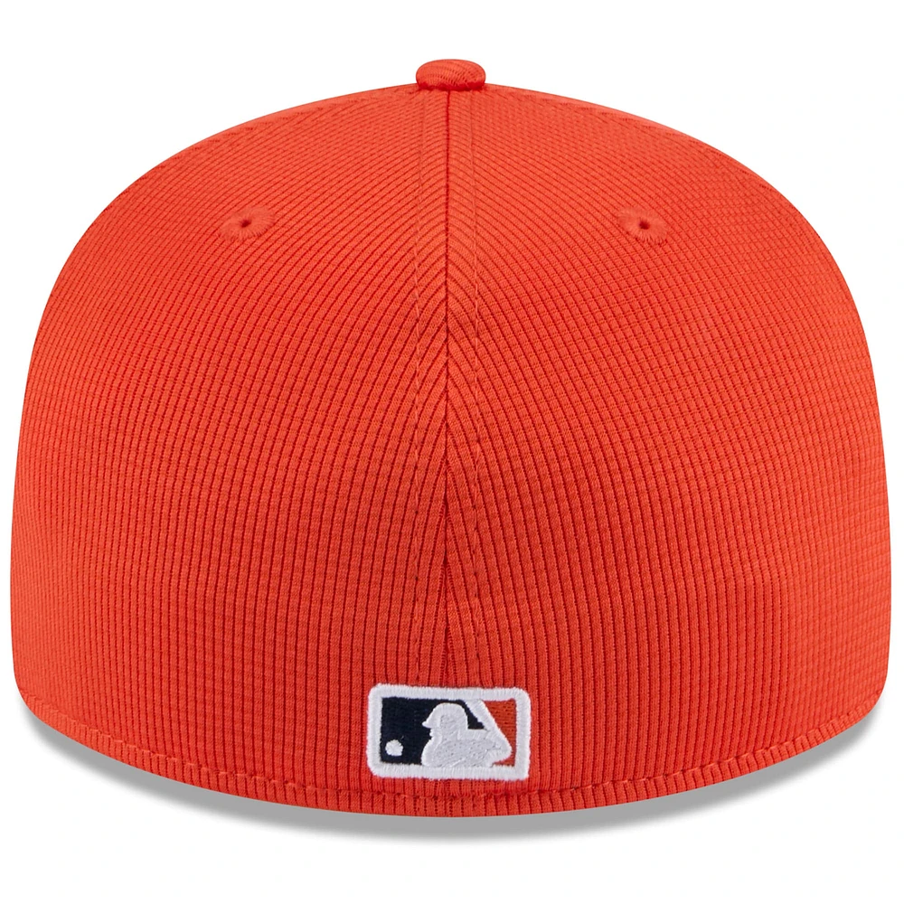 Men's New Era  Orange Detroit Tigers 2025 Spring Training Low Profile 59FIFTY Fitted Hat
