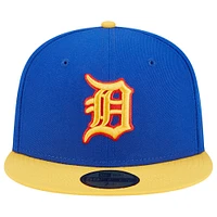 Men's New Era  Royal/Yellow Detroit Tigers Empire 59FIFTY Fitted Hat