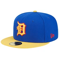 Men's New Era  Royal/Yellow Detroit Tigers Empire 59FIFTY Fitted Hat