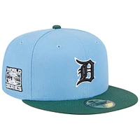 Casquette ajustée 59FIFTY des Detroit Tigers 2006 World Series New Era bleu ciel/cilantro pour homme