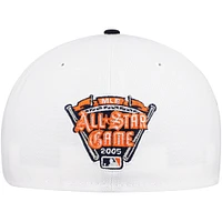 Men's New Era White/Navy Detroit Tigers Major Sidepatch 59FIFTY Fitted Hat