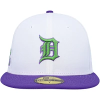 Men's New Era White Detroit Tigers 1984 World Series Side Patch 59FIFTY Fitted Hat