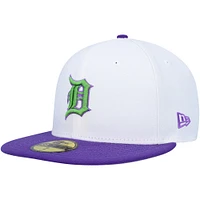 Men's New Era White Detroit Tigers 1984 World Series Side Patch 59FIFTY Fitted Hat