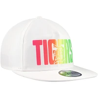 Men's New Era White Detroit Tigers Spring Spectrum Golfer Snapback Hat