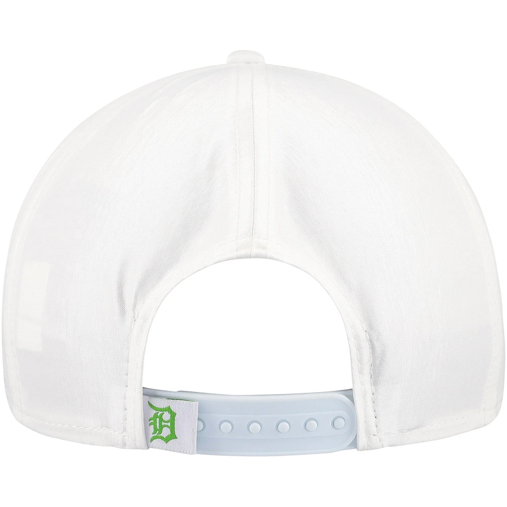 Men's New Era White Detroit Tigers Spring Spectrum Golfer Snapback Hat