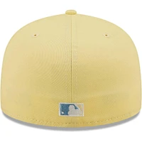Men's New Era Yellow Detroit Tigers Easter Collection 59FIFTY Fitted Hat