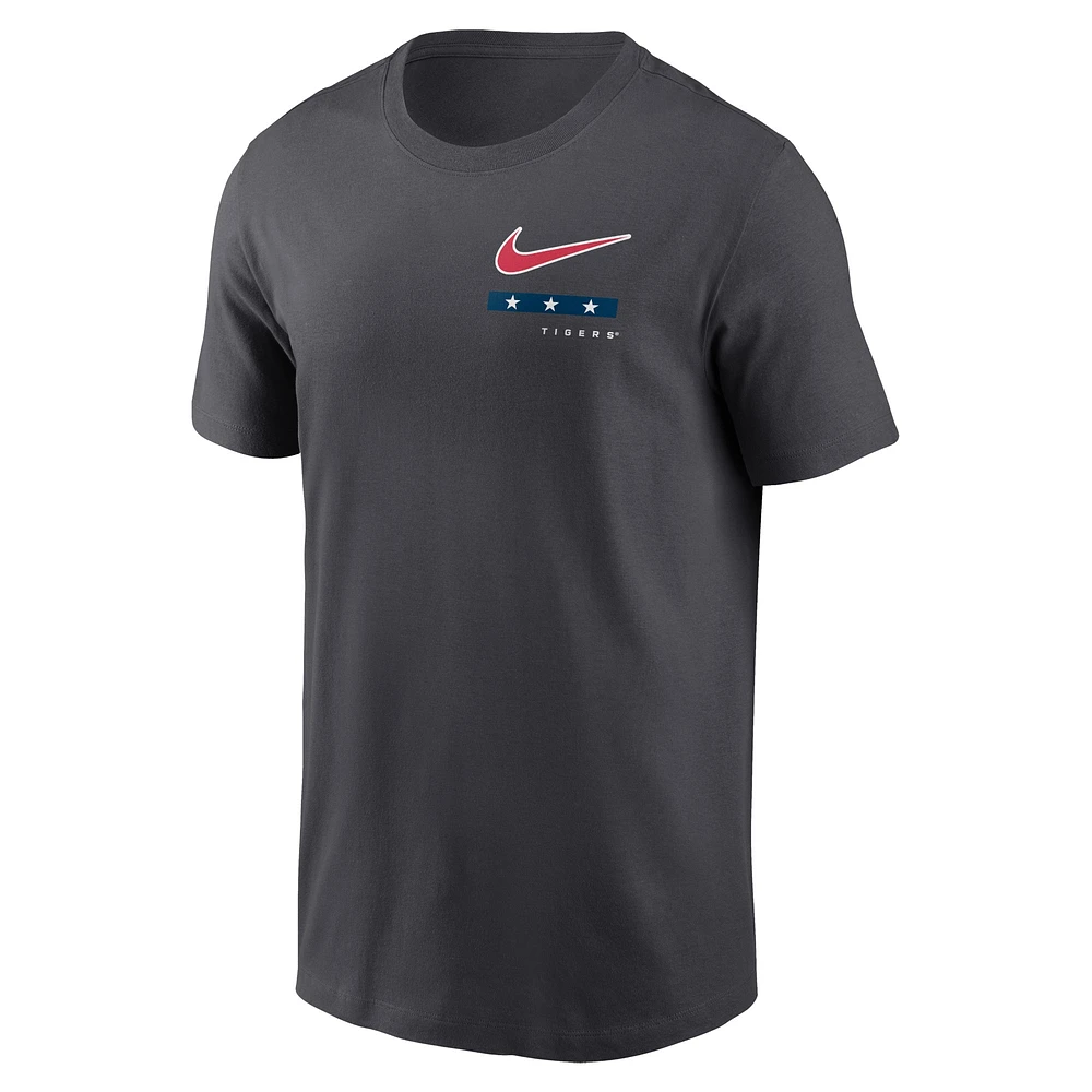Men's Nike Anthracite Detroit Tigers Americana T-Shirt