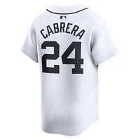 Maillot de joueur Nike Miguel Cabrera Detroit Tigers Home Limited pour homme, blanc