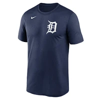 Men's Nike Navy Detroit Tigers Legend Fuse Wordmark T-Shirt