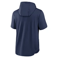 Men's Nike Navy Detroit Tigers Springer Short Sleeve Team Pullover Hoodie