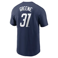 Men's Nike Riley Greene Navy Detroit Tigers 2024 City Connect Fuse Name & Number T-Shirt