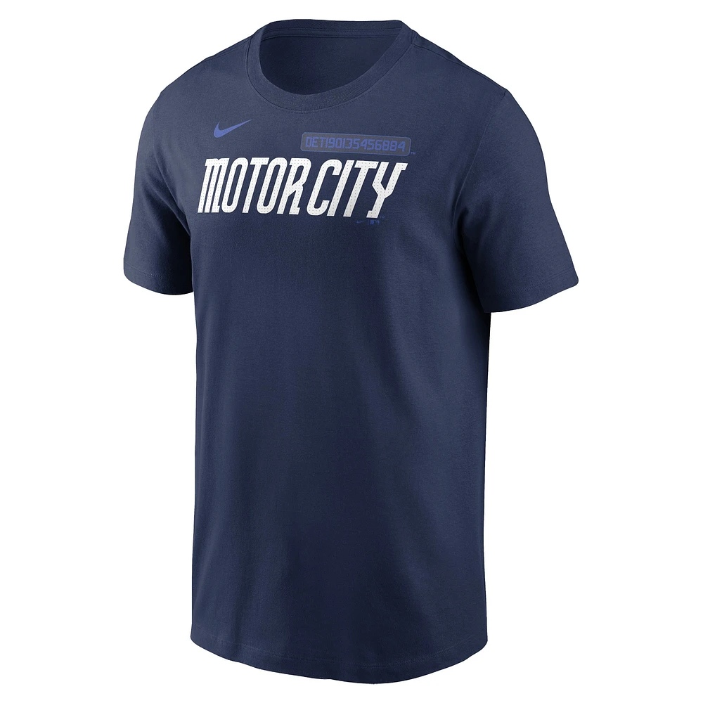 Men's Nike Spencer Torkelson Navy Detroit Tigers 2024 City Connect Fuse Name & Number T-Shirt