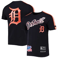 Men's Pro Standard Navy/Orange Detroit Tigers Taping T-Shirt