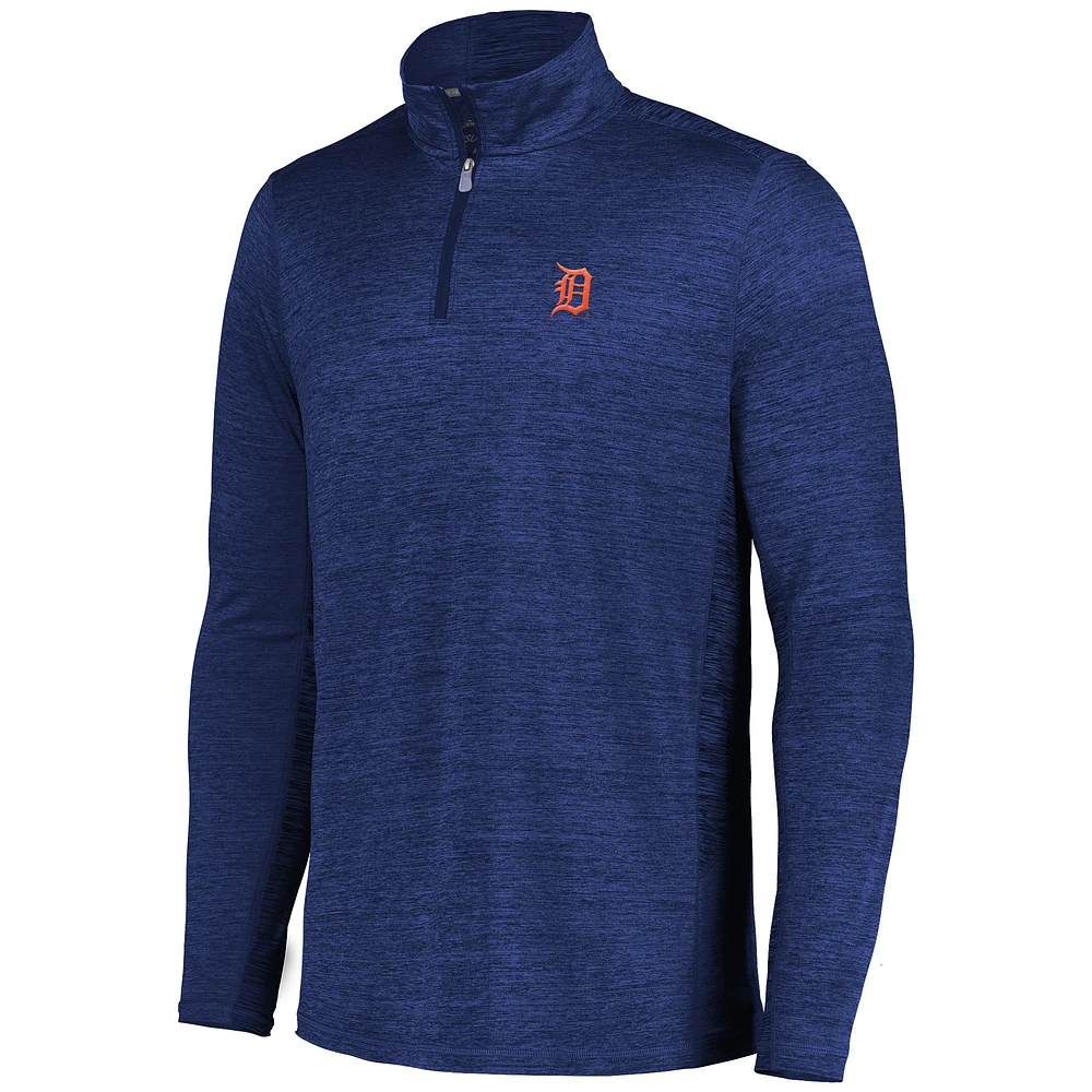 Haut à demi-zip Delray IslandZone Tommy Bahama Navy Detroit Tigers pour homme
