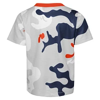 Newborn & Infant Orange/Navy Detroit Tigers Pinch Hitter T-Shirt Shorts Set