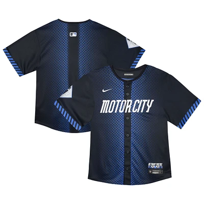 Maillot Nike bleu City Connect Team Limited des Detroit Tigers pour tout-petit