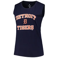 Women's Profile Navy Detroit Tigers Plus Tank Top