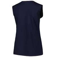 Women's Profile Navy Detroit Tigers Plus Tank Top