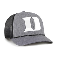 Men's '47  Gray Duke Blue Devils Carbon Rope Adjustable Hat