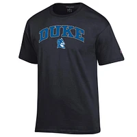 Men's Champion  Black Duke Blue Devils Arched Logo T-Shirt