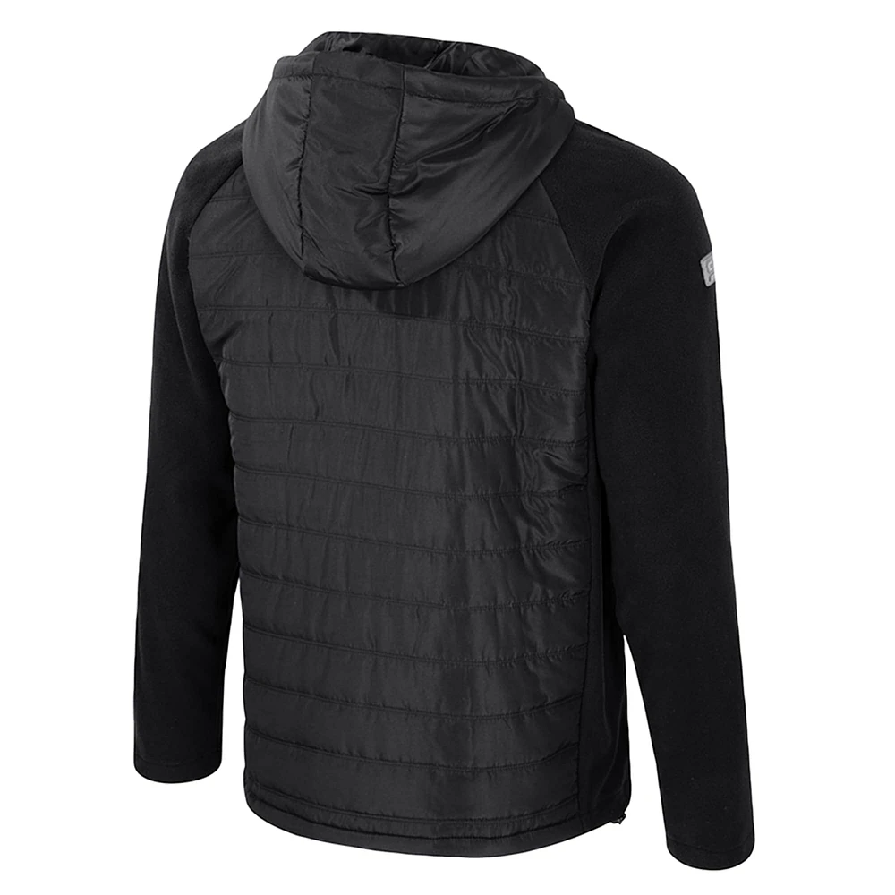 Men's Colosseum  Black Duke Blue Devils Block The Sun Full-Zip Hoodie Jacket