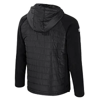 Men's Colosseum  Black Duke Blue Devils Block The Sun Full-Zip Hoodie Jacket