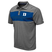 Polo Colosseum gris chiné Duke Blue Devils Smithers pour hommes