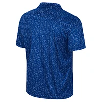 Men's Colosseum Royal Duke Blue Devils Sublimated Golf Polo