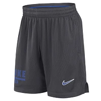 Men's Nike Anthracite Duke Blue Devils 2024 Sideline Performance Mesh Shorts