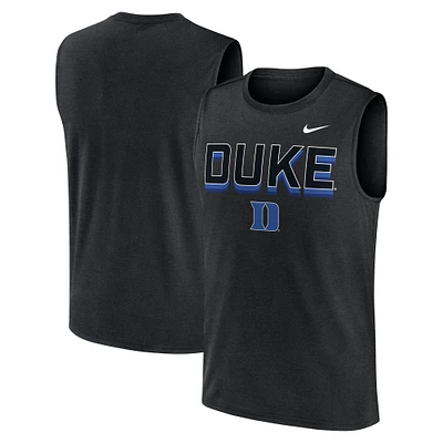 Débardeur Nike Black Duke Blue Devils Primetime Tricode Legend Performance pour homme