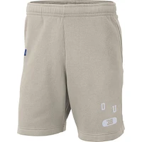 Men's Nike Cream Duke Blue Devils Fleece Shorts