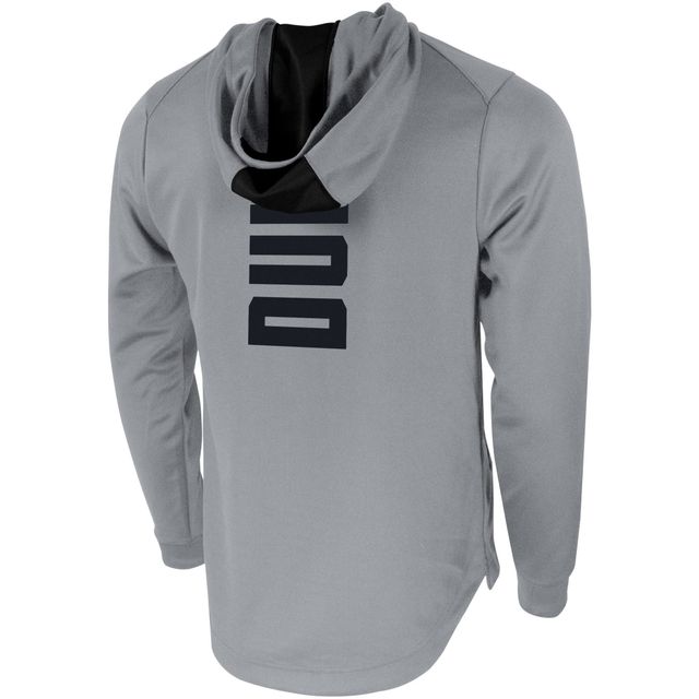 Sweat à capuche Nike Duke Blue Devils 2-Hit Performance pour homme, gris