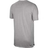 Men's Nike  Heather Gray Duke Blue Devils Sideline Coaches Performance Top