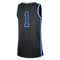 Men's Nike #1 Black Duke Blue Devils Limited Authentic Jersey