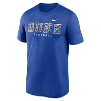 Men's Nike  Royal Duke Blue Devils Alternate Wordmark Legend T-Shirt