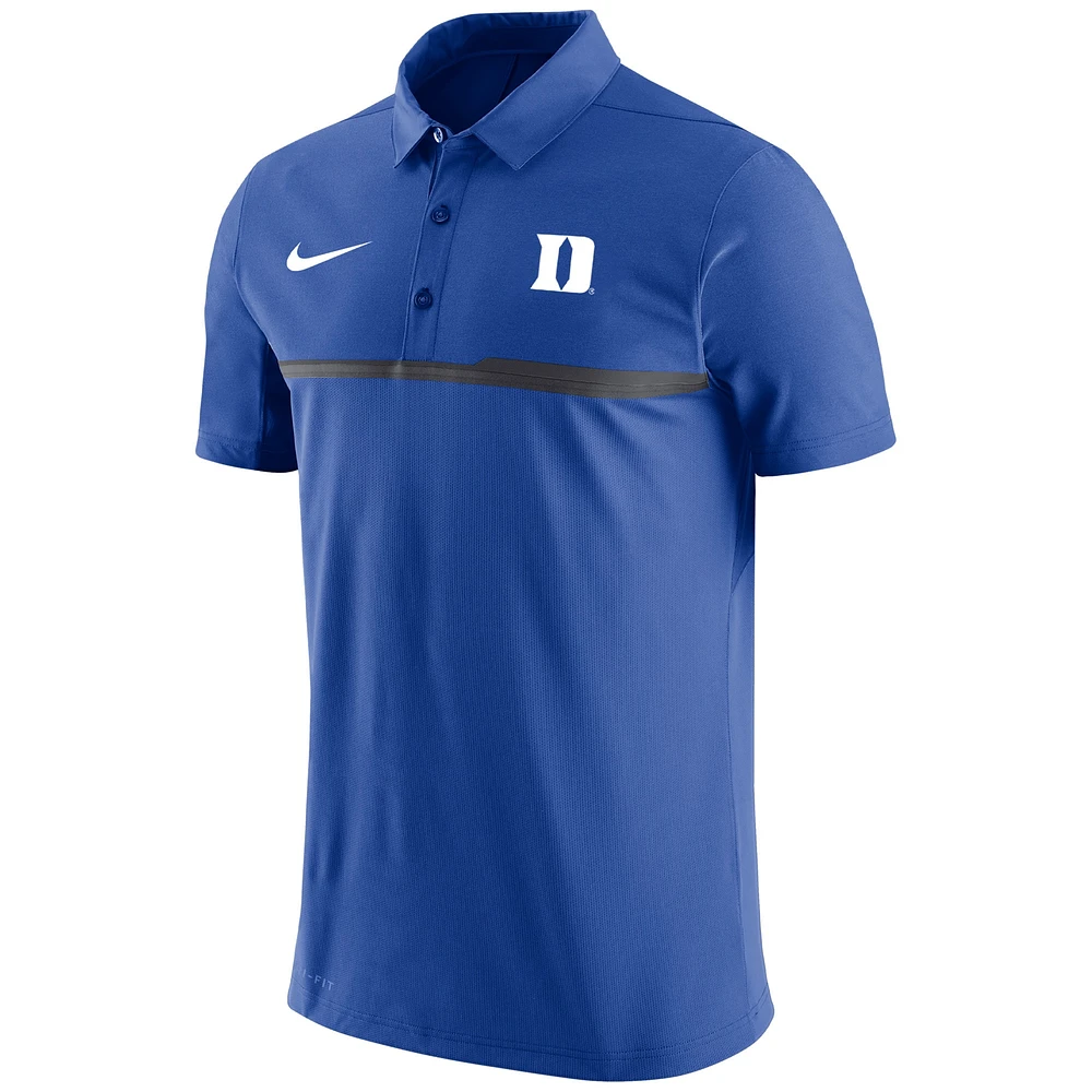 Men's Nike Royal Duke Blue Devils Coaches Performance Polo