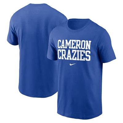 T-shirt Nike Royal Duke Blue Devils Local Campus pour homme