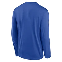 Men's Nike Royal Duke Blue Devils Primetime Alternate Logo Legend Performance Long Sleeve T-Shirt