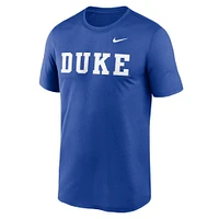 Men's Nike Royal Duke Blue Devils Primetime Legend Wordmark T-Shirt