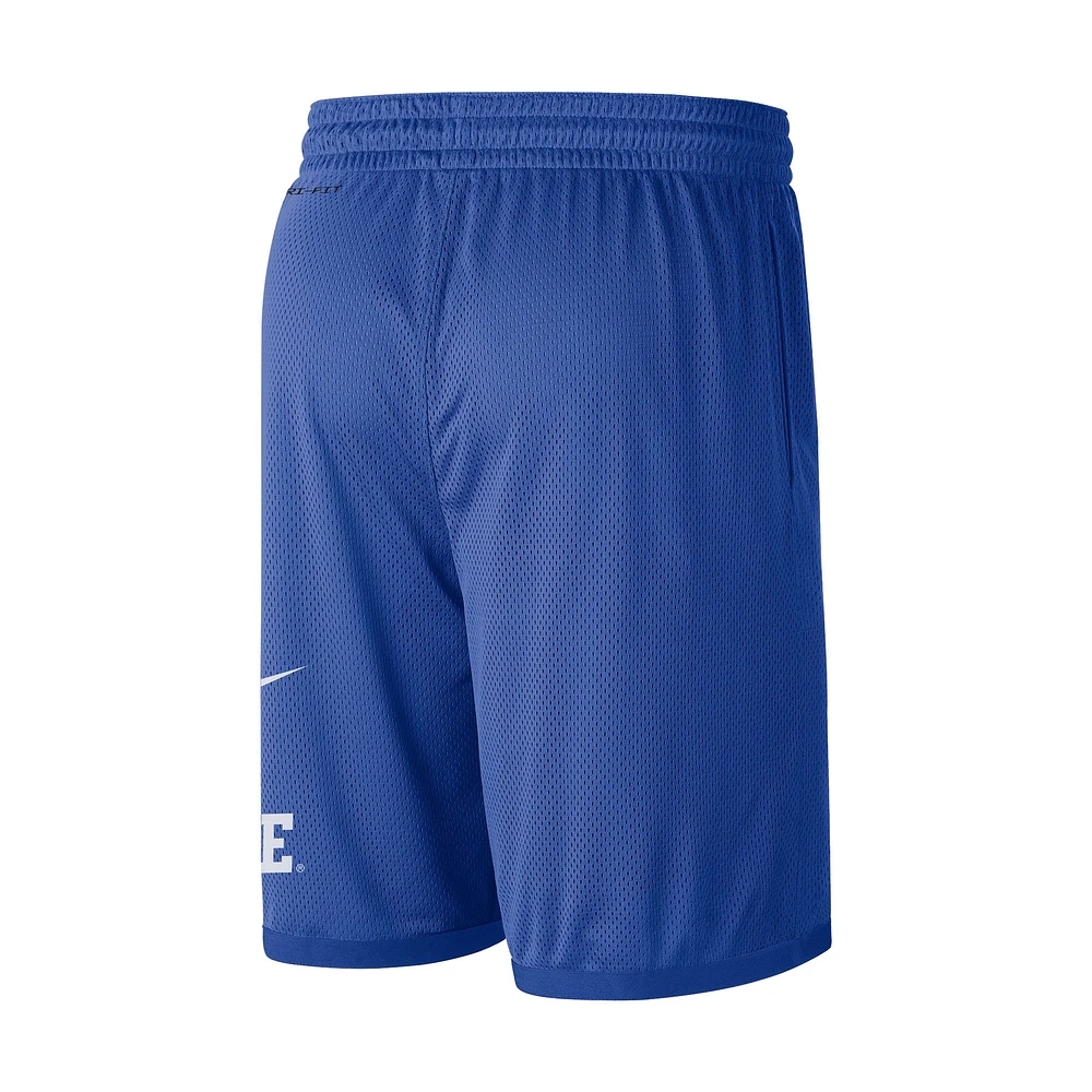 Men's Nike Royal Duke Blue Devils Wordmark Performance Shorts