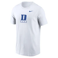 Men's Nike White Duke Blue Devils 2-Hit T-Shirt