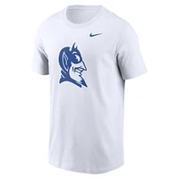 Men's Nike White Duke Blue Devils Primetime Alternate Logo T-Shirt