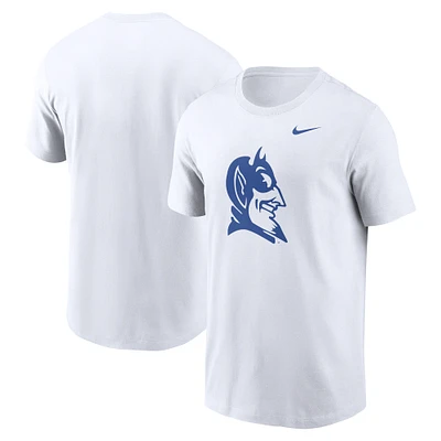 T-shirt Nike blanc Duke Blue Devils Primetime pour homme avec logo alternatif
