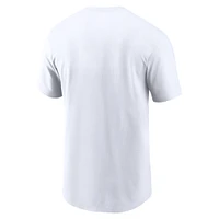 T-shirt Nike blanc Duke Blue Devils Primetime Evergreen pour homme