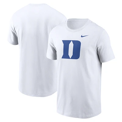 T-shirt Nike blanc Duke Blue Devils Primetime Evergreen pour homme