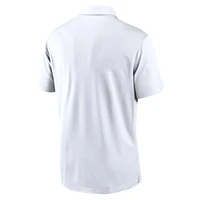 Men's Nike White Duke Blue Devils Primetime Franchise Performance Polo