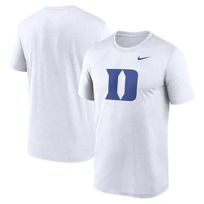 T-shirt Nike blanc Duke Blue Devils Primetime Legend pour homme