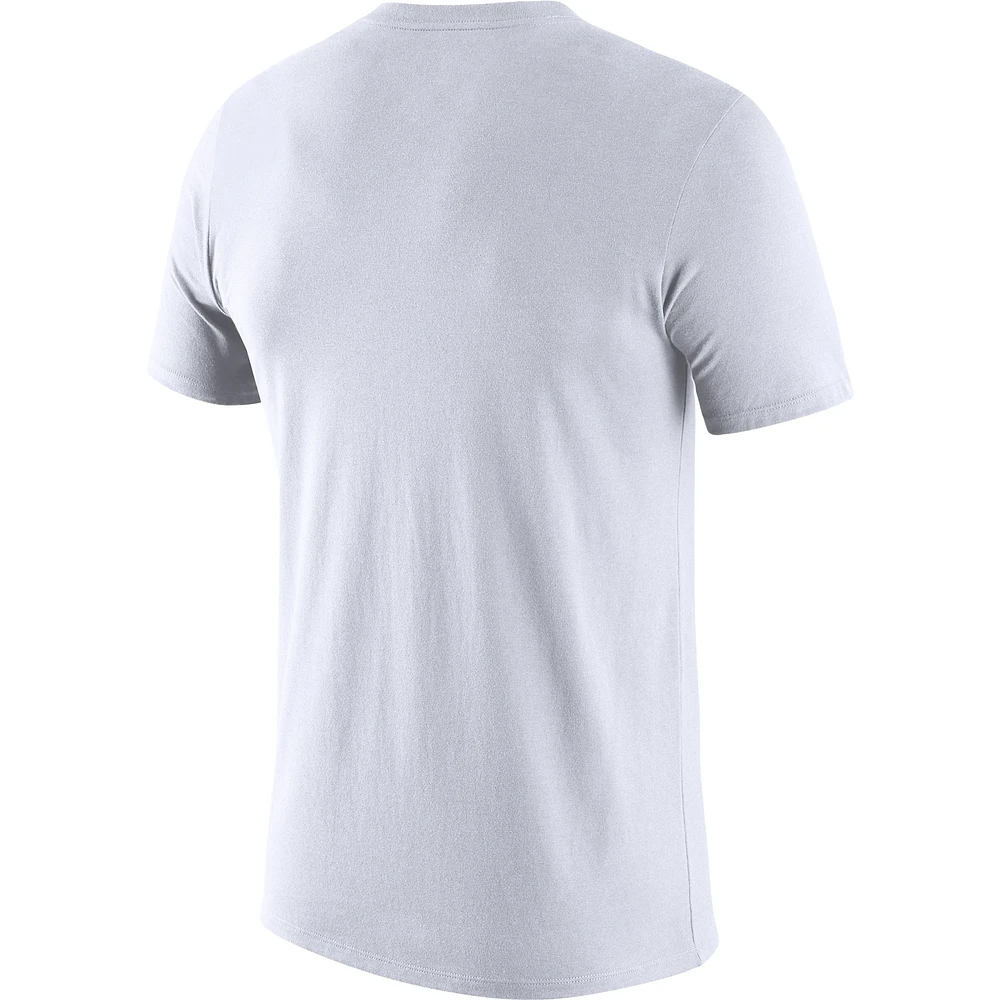 Men's Nike White Duke Blue Devils Team Arch T-Shirt
