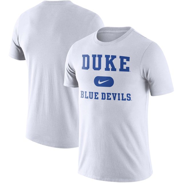 T-shirt Nike blanc Duke Blue Devils Team Arch pour homme